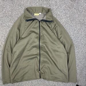 ScentLok Mens XL Full Zip‎ Green Mock Neck Hunting Jacket Scent Lok Made In USA